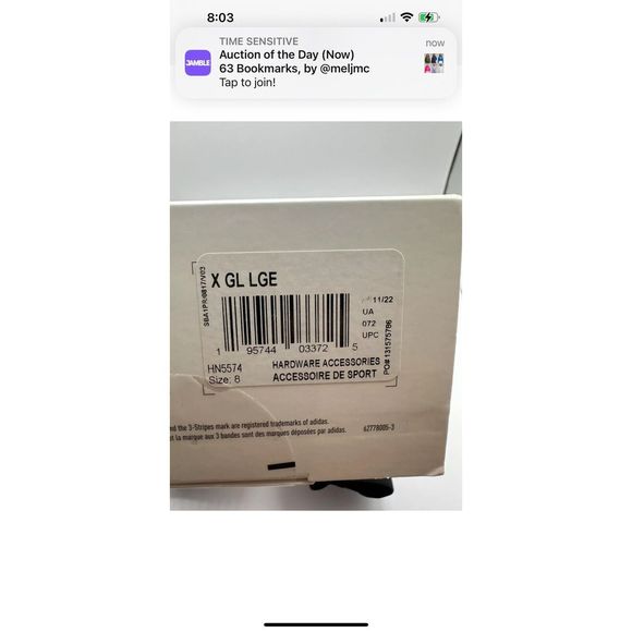 NEW Adidas X GL LEAGUE Pink Goalie URG 3.0 Goalkeeper Soccer Gloves Size 8 - Picture 13 of 14